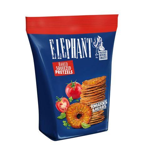 Elephant Pretzels Tomato & Herbs 160g 3,45€
