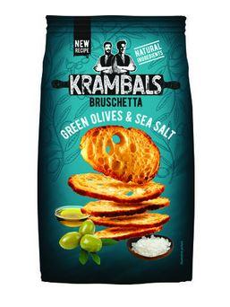 Krambals Bruschetta Green Olives & Sea Salt 70g 1,00€