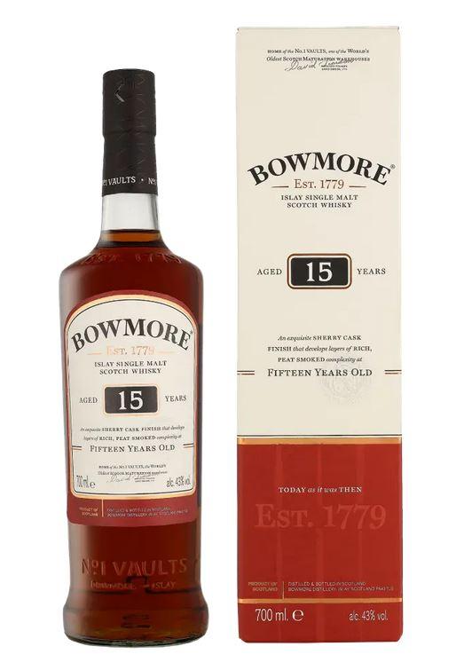 Bowmore Sherry Cask Finish 15 Years 70cl 43° 64,80€