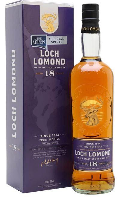 Loch Lomond 18 Years + Gb 70cl 46 % vol 69,50€