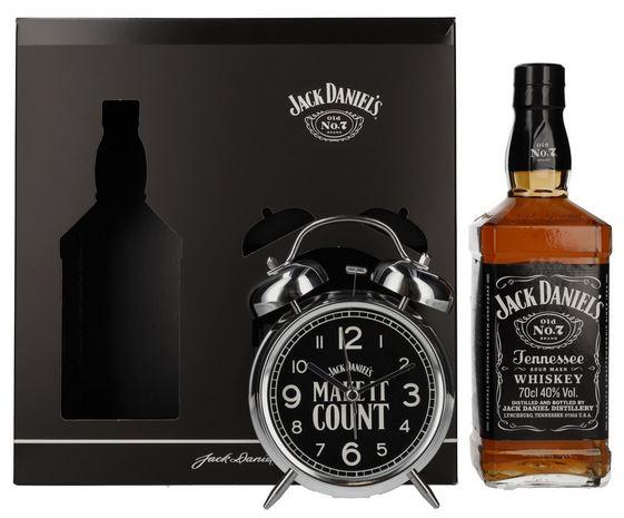 Jack Daniels + Clock 70cl 40 % vol 44,90€