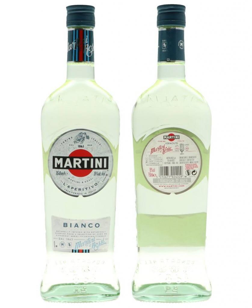 Martini Bianco 75cl 15 % vol 6,49€