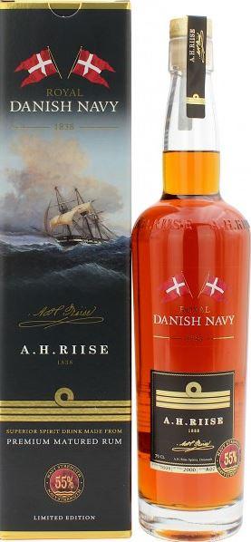 A.H.Riise Royal Danish Navy Strength + Gb 70cl 55° 42,90€