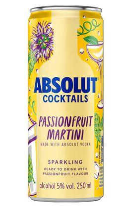 Absolut Passionfruit Martini 25cl 5 % vol 4,50€