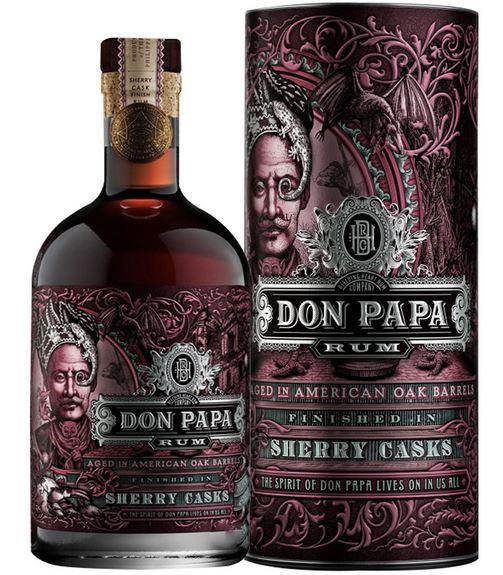 Don Papa Rum Sherry Cask + Gb 70cl 45 % vol 110,00€