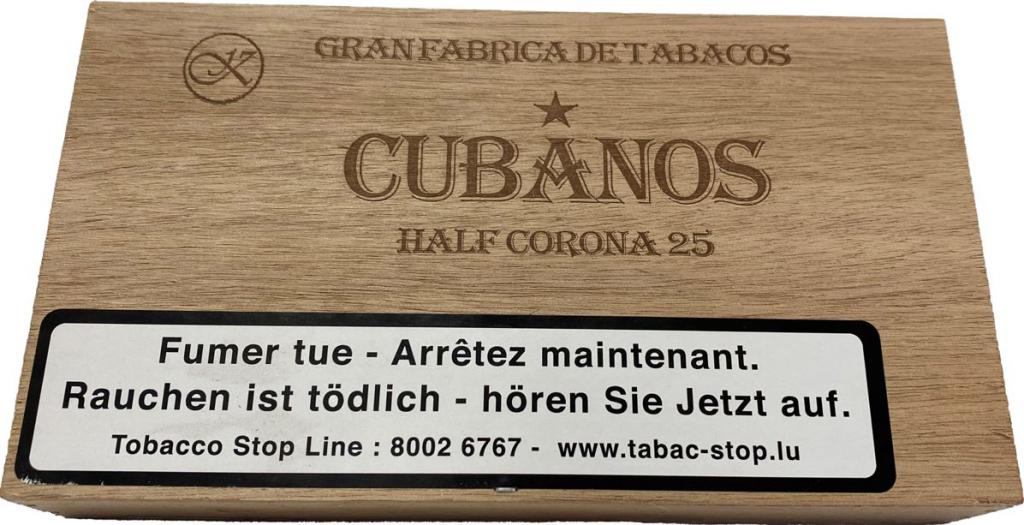 Cubanos Half Corona 25 10,00€