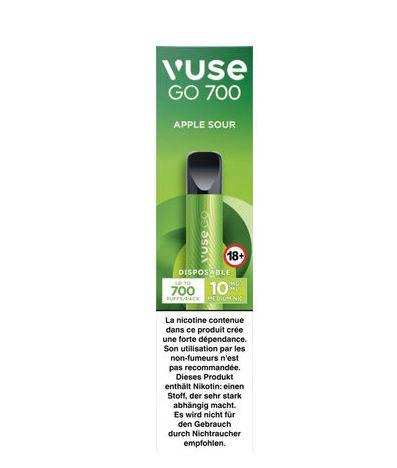 Vuse Go 700 Apple Sour 10mg 9,00€