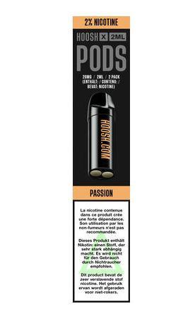 Hoosh X Pods Passion X2(2ml)2% 8,95€