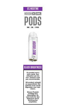 Hoosh X Pods Black Brightness X2(2ml)0% 8,95€