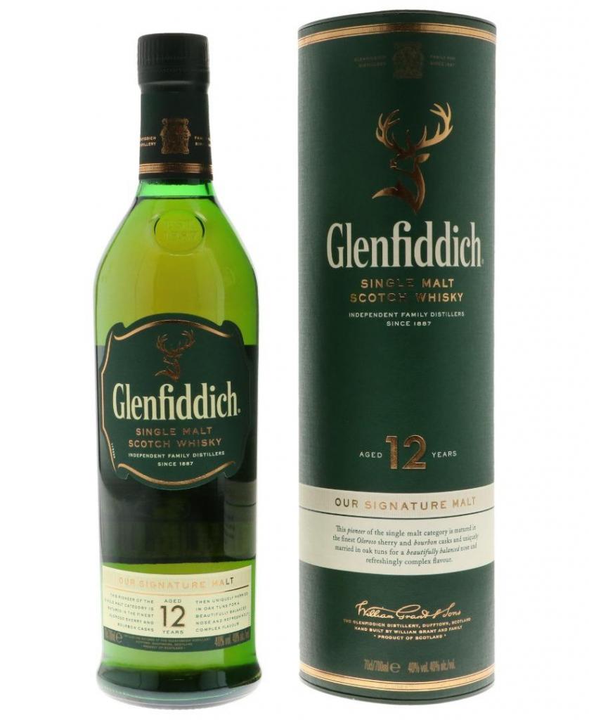 Glenfiddich 12 Years 70cl 40 % vol 34,50€