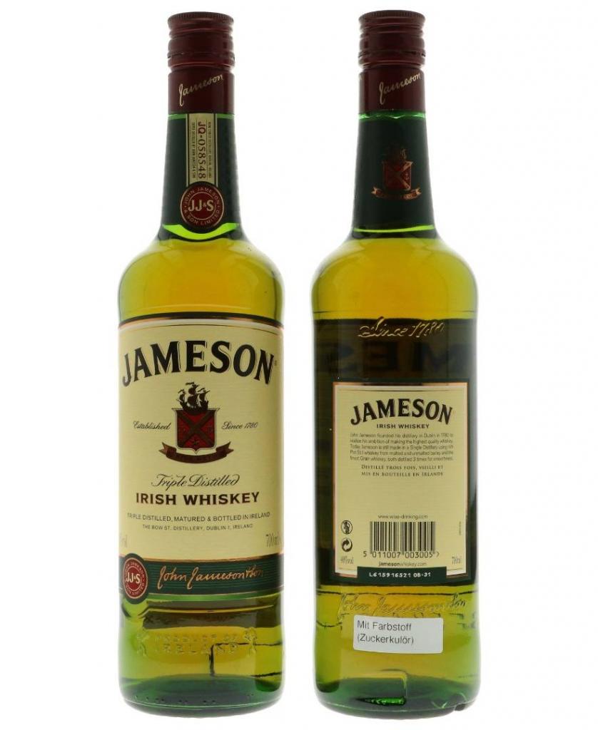 Jameson Malt 70cl 40 % vol 17,95€