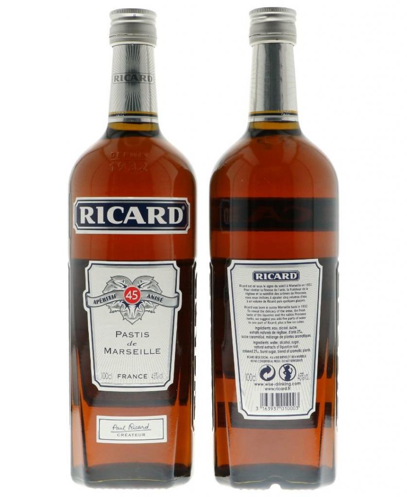 Ricard 100cl 45° 15,49€