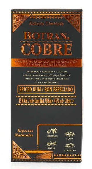 Botran Cobre Spiced 70cl 45 % vol 47,60€