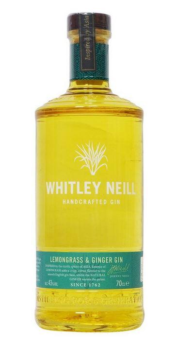 Whitley Neill Lemongrass & Ginger 70cl 43 % vol 19,95€