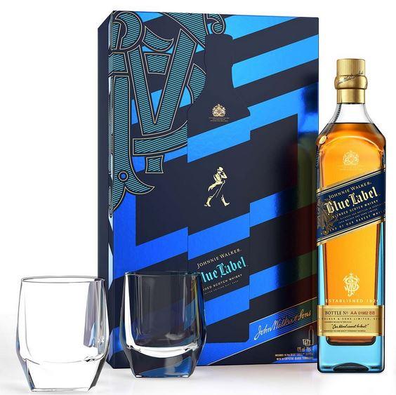 Jw. Blue Label +2 Crystal Verres Gp 70cl 40 % vol 225,00€