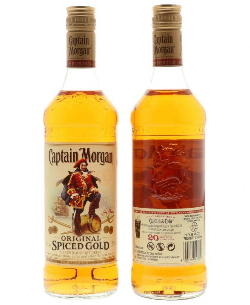Captain Morgan Spiced Gold 70cl 35° 8,99€