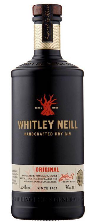 Whitley Neill 70cl 43 % vol 17,90€