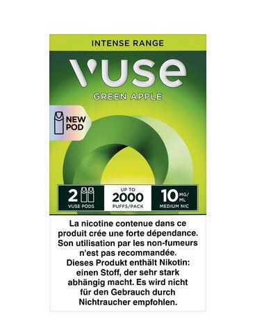 Vuse Intense Green Apple 10mg 2 Pods 8,50€