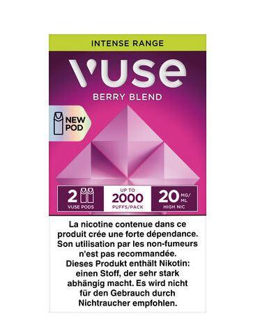 Vuse Intense Berry Blend 20mg 2 Pods 8,50€