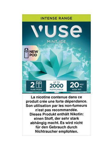 Vuse Intense Mint Ice 20mg 2 Pods 8,50€