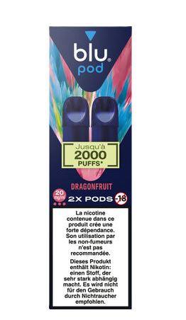 Blu Bar Pods Dragonfruit 20mg 2pods/2ml 8,50€