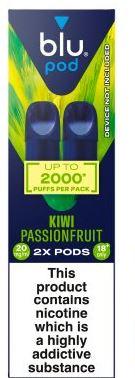 Blu Bar Pods Kiwipassion 20mg 2pods/2ml 8,50€