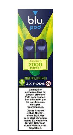Blu Bar Pods Kiwipassiont 9mg 2pods/2ml 8,50€