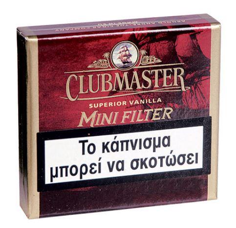 Clubmaster Superior Vanilla Mini Filter 20 5,80€