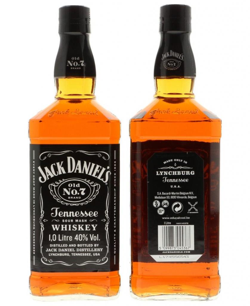 Jack Daniels 100cl 40 % vol 25,95€