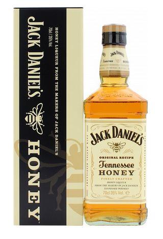 Jack Daniels Honey + Metal Box 70cl 35 % vol 21,45€