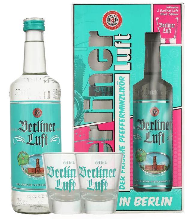 Berliner Luft Pfefferminz + 2 Verres 70cl 18 % vol 8,95€