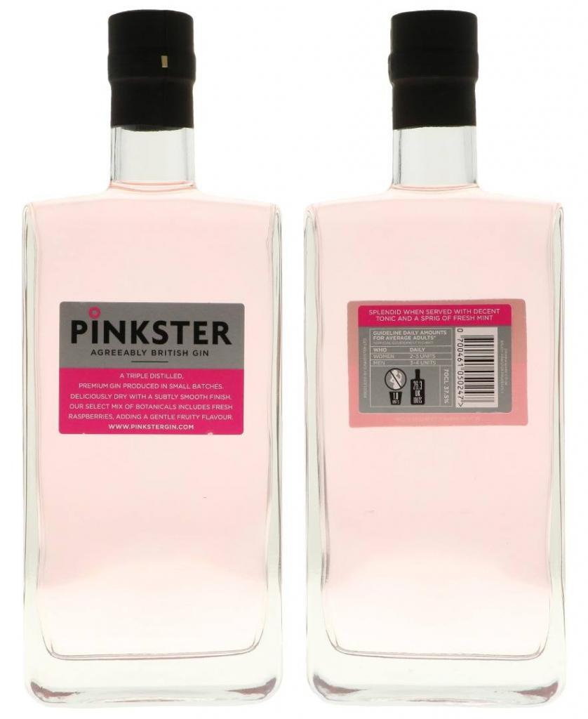 Pinkster Binpinkster Agreeably British Gin 70cl 37.5 % vol 19,95€