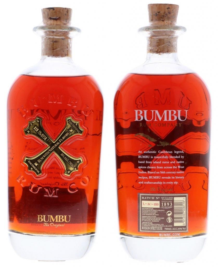 Bumbu The Original Barbados Rum 70cl 40° 31,45€