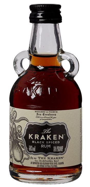 Kraken Black Spiced Rum 5cl 47 % vol 4,95€