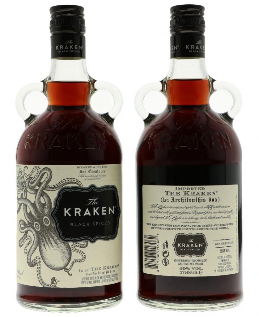 Kraken Black Spiced Rum 70cl 40 % vol 19,45€