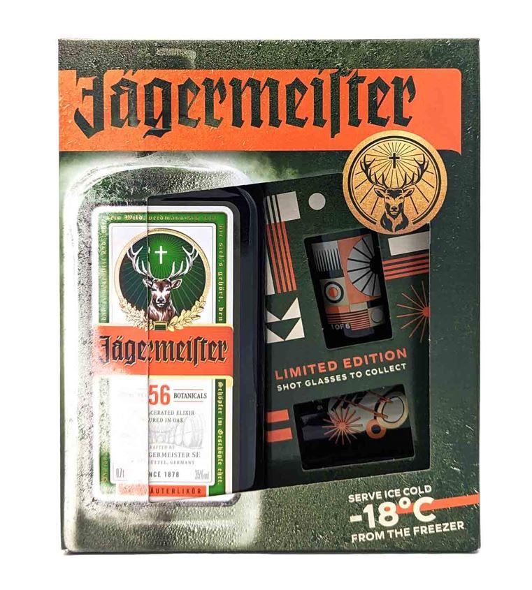 Jägermeister Giftpack + 2 Shotglasses 70cl 35 % vol 17,95€