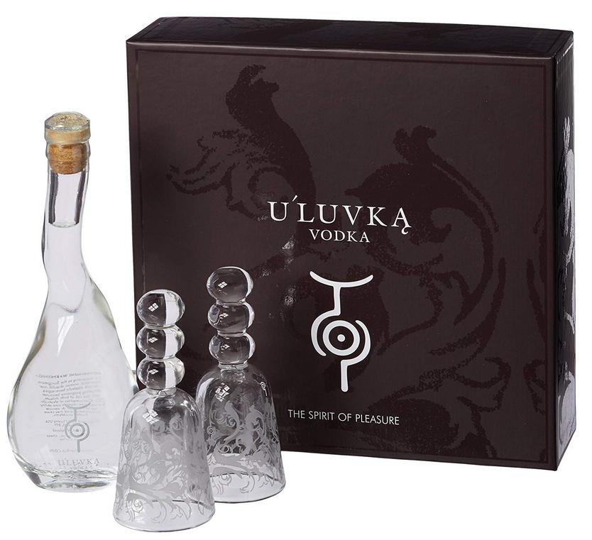 U Luvka Vodka + 2 Verres 10cl 40 % vol 23,50€