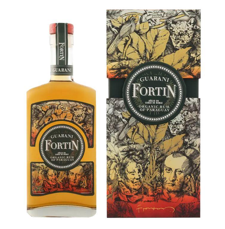 Fortin Guarani Organic Rum Del Paraguay + Gb 70cl 40° 44,95€