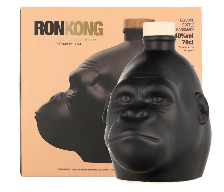 Kong Rainforest Rum Black 12 Years + Gb 70cl 40 % vol 69,95€