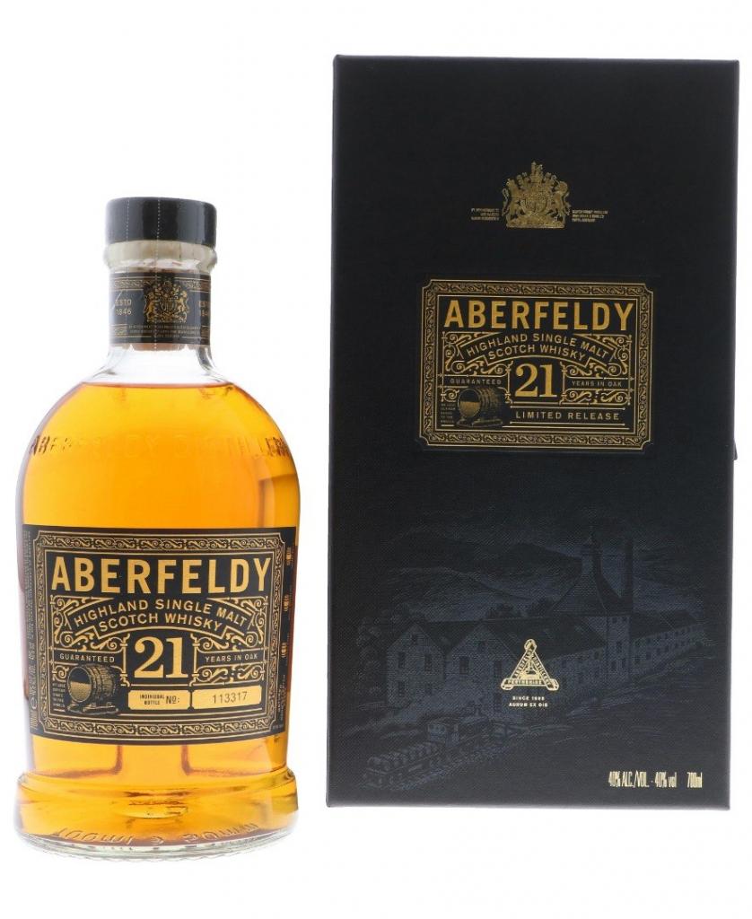Aberfeldy 21 Years + Gb 70cl 40 % vol 139,00€