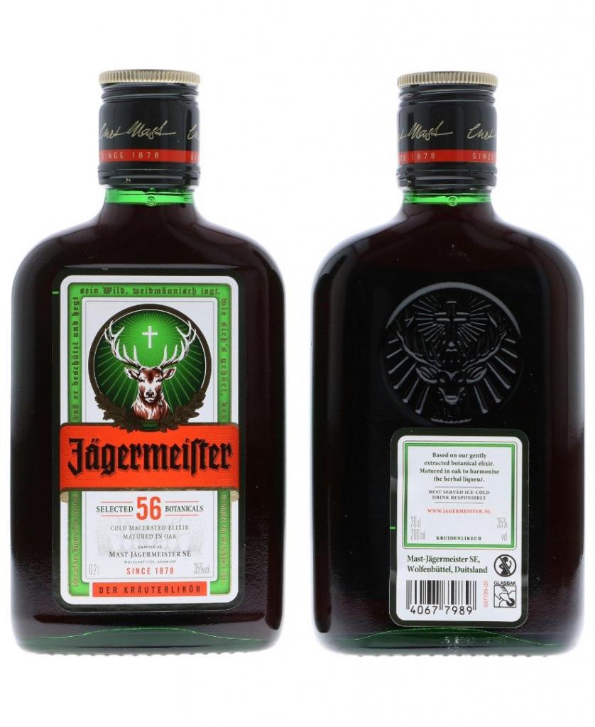 Jägermeister 20cl 35° 4,95€