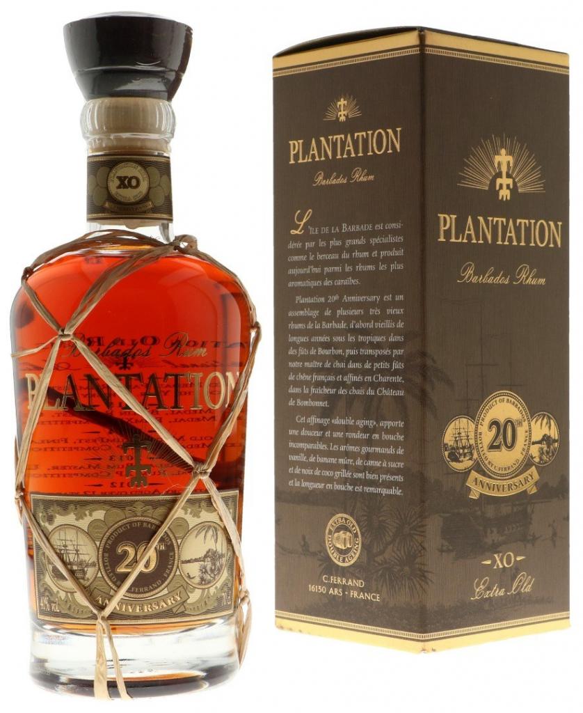 Plantation Rum Barbados Xo 20th Anniversary 70cl 40 % vol 43,50€