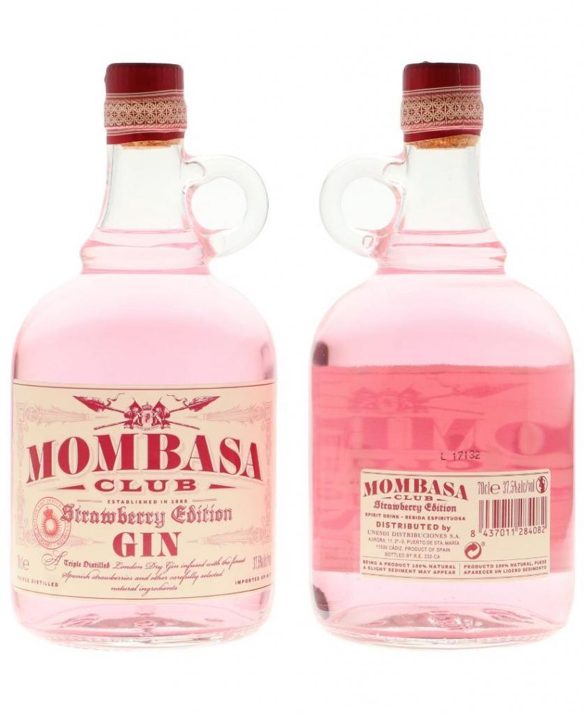 Mombasa Strawberry Gin 70cl 37.5° 21,80€