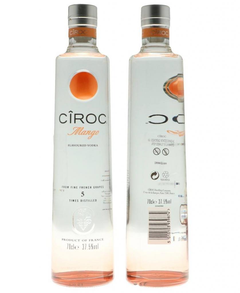 Ciroc Mango Carton De 6 Bt 70cl 37.5° 120,00€