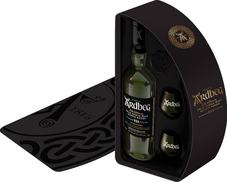 Ardbeg 10y Old Quadrant Limited Ed. + 2 Verre 70cl 46° 58,70€