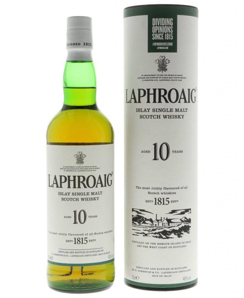 Laphroaig 10 Years + Gb 70cl 40° 32,95€