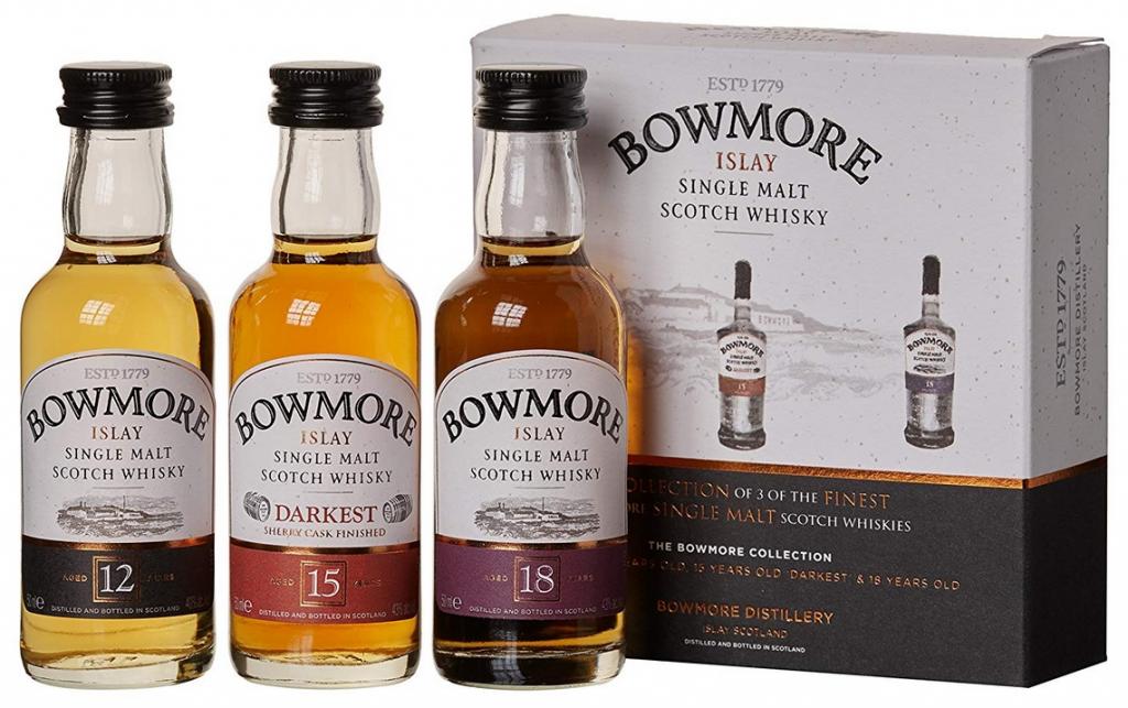 Bowmore Distillers Collection 15cl 3*5cl 42 % vol 21,25€