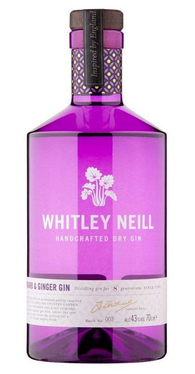 Whitley Neill Rhubarb & Ginger 70cl 43° 19,95€