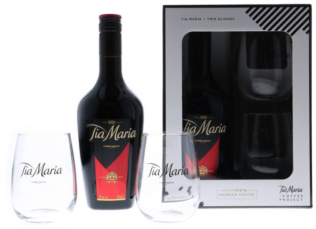 Tia Maria Cold Brew + 2 Verres + Gb 70cl 20 % vol 15,95€