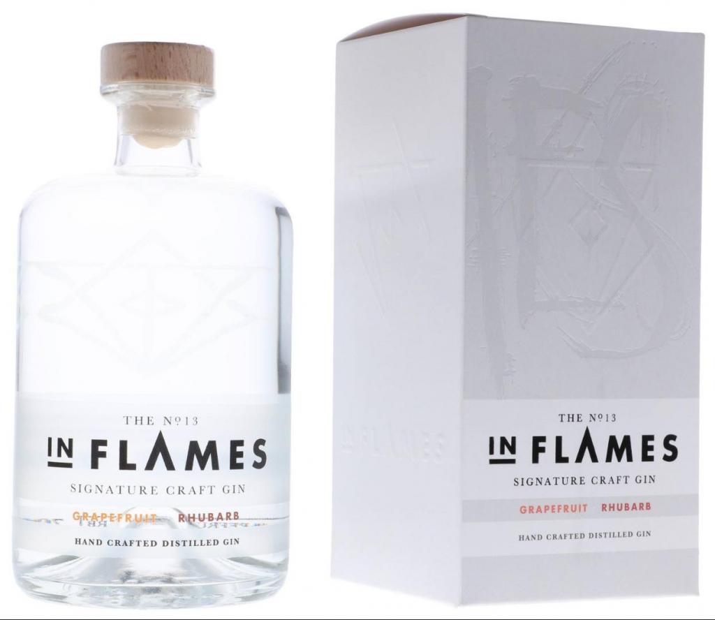 In Flames No.13. Sign. Craft Grapefruit & Rhubarb 70cl 40° 42,50€